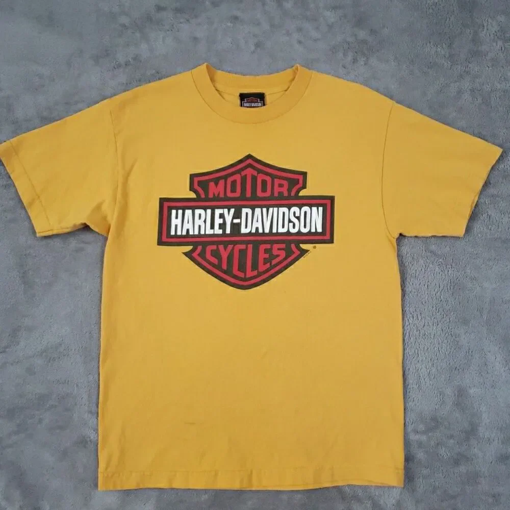 Harley Davidson T Shirt Short Sleeve Bald Eagle Valley Belmont OH Men's Sz M
